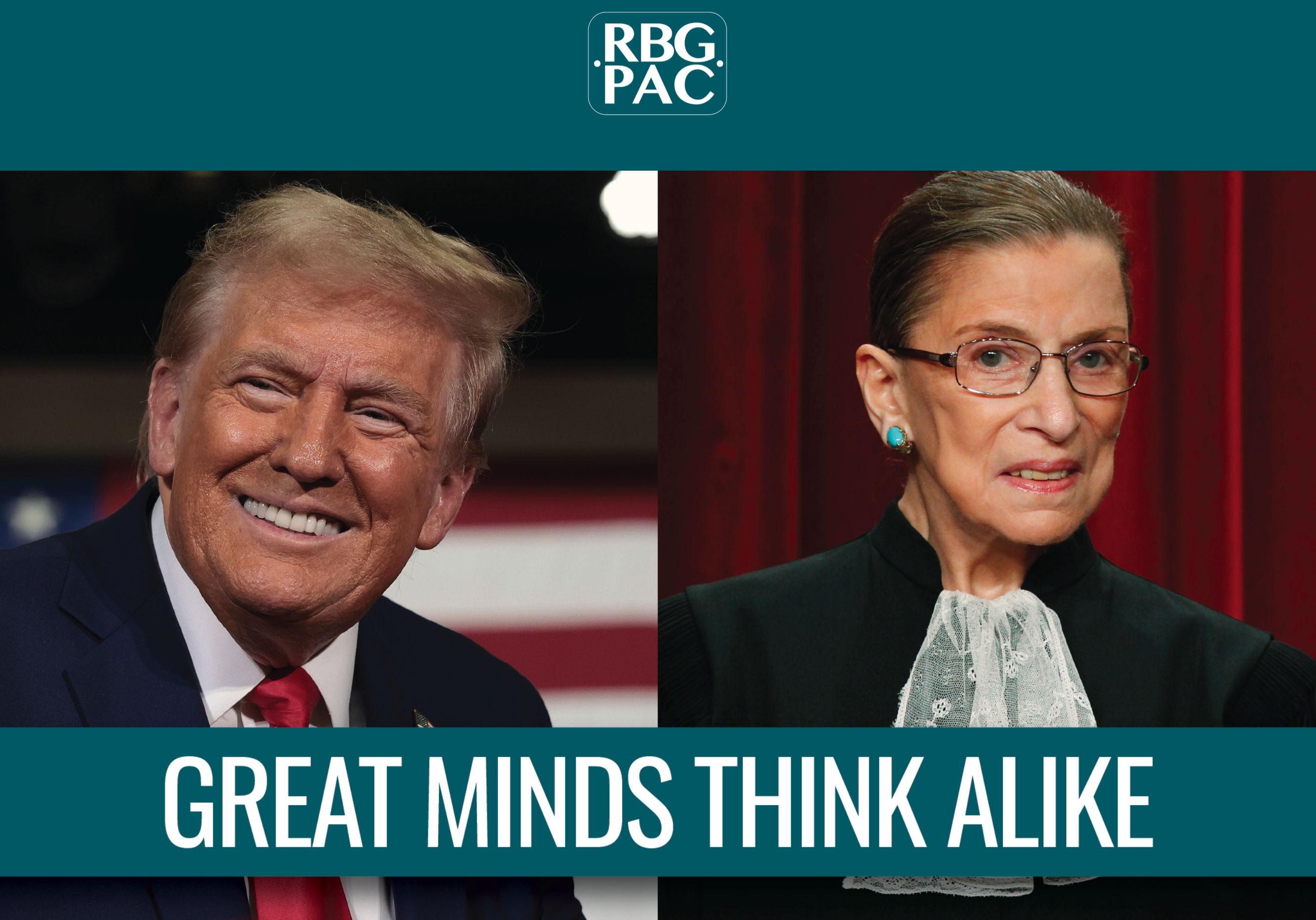 Trump Learning Rbg RBG PAC: The Bizarre Trump-Ginsburg Ads About Abortion, Explained
